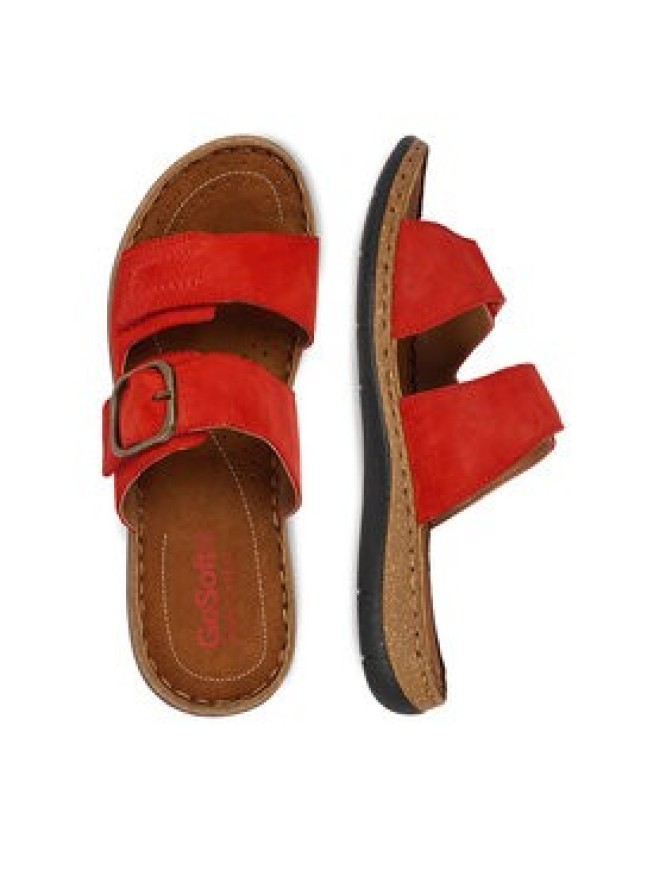 Go Soft Klapki CEO-WI23-4773-09 Czerwony