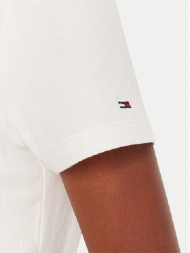 Tommy Jeans T-Shirt Varsity DW0DW21966 Biały Regular Fit