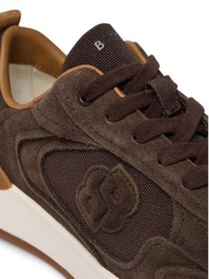 BOSS Sneakersy B Icon Runn 50563381 Brązowy