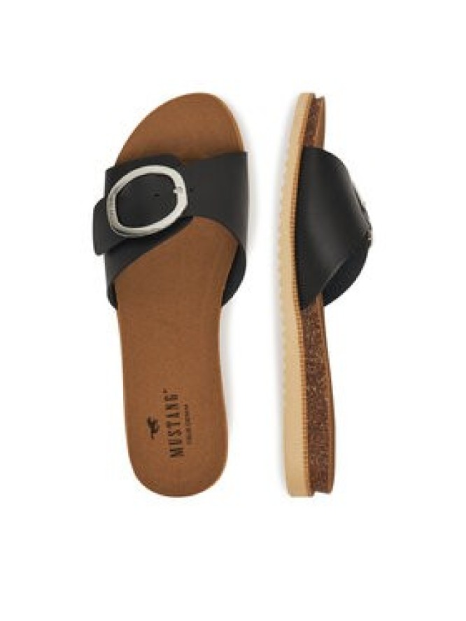 Mustang Klapki 1392-707 Czarny