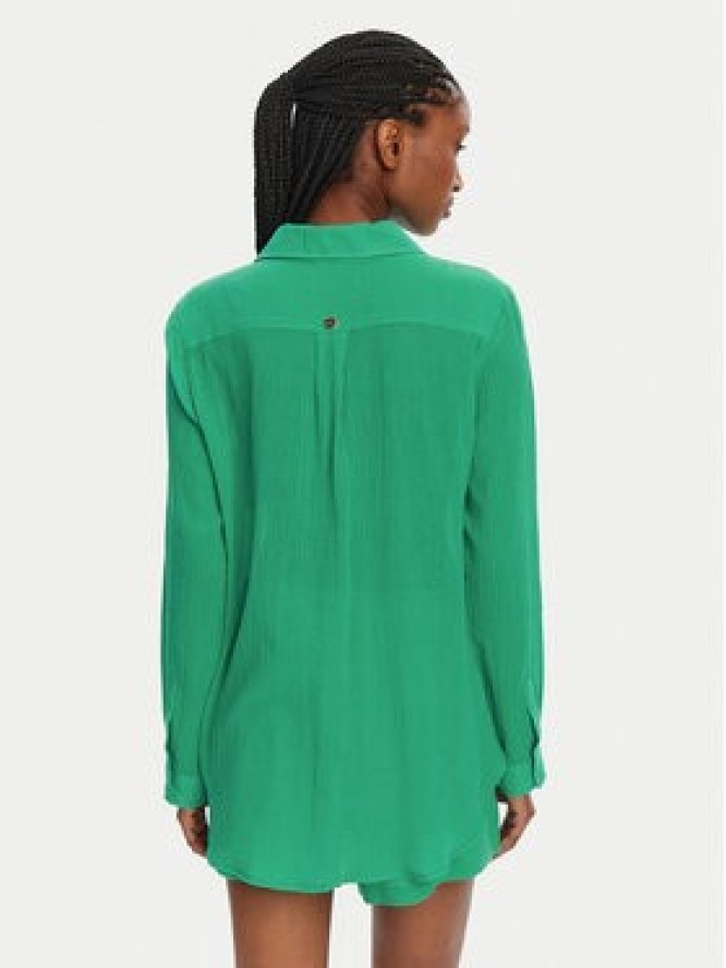 Seafolly Koszula Breeze 55428-TO Zielony Regular Fit