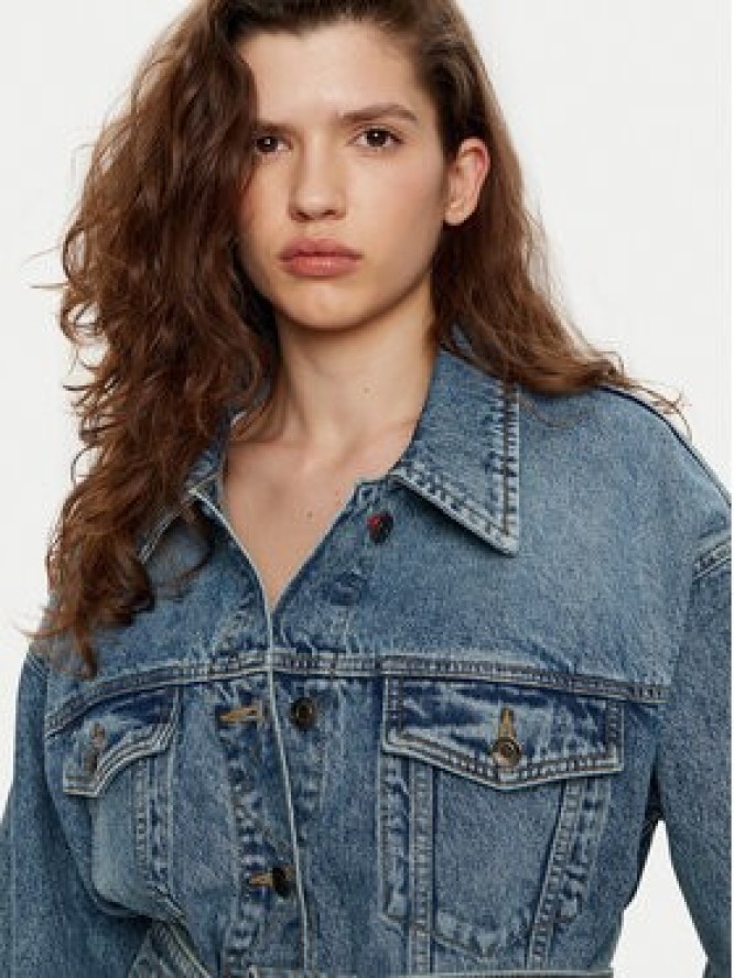 HUGO Kurtka jeansowa Icon 50530298 Niebieski Relaxed Fit