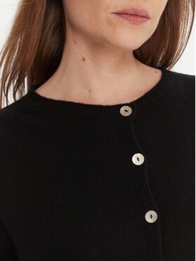 Kontatto Kardigan 3M0978C Czarny Relaxed Fit