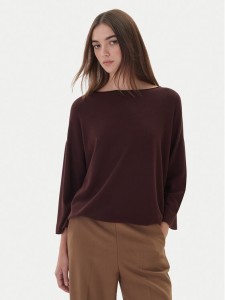 Kontatto Sweter 3M0801C Brązowy Regular Fit