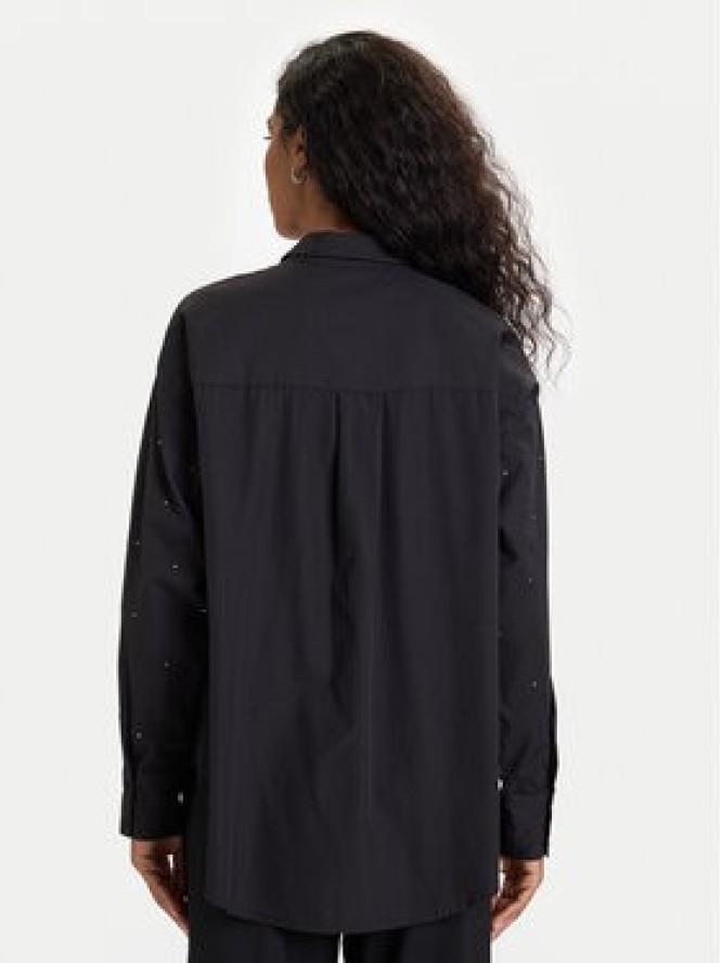 Vero Moda Koszula Fanni 10337791 Czarny Oversize