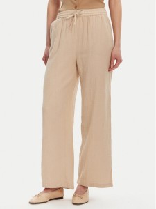 ONLY Spodnie dzianinowe Thyra 15296375 Beżowy Comfort Fit