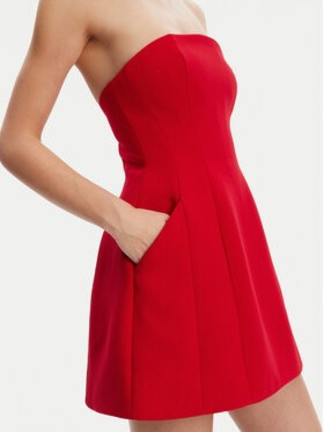 Bardot Sukienka koktajlowa 59333DB2 Czerwony Regular Fit