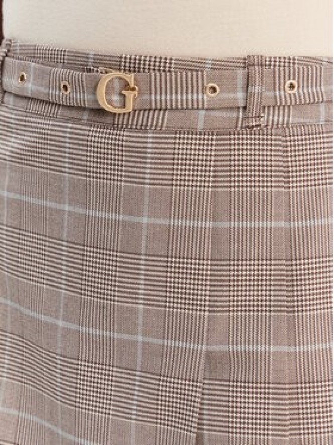 Guess Spódnica mini W6RD55 WJ642 Brązowy Regular Fit