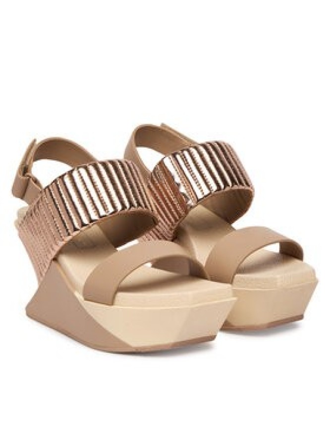 United Nude Sandały Delta Wedge Puffier 10988971188 Beżowy