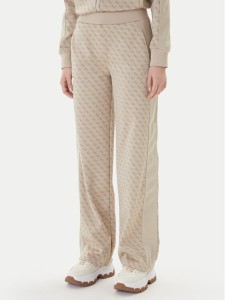 Guess Spodnie dresowe V6RB09 K2042 Beżowy Wide Leg