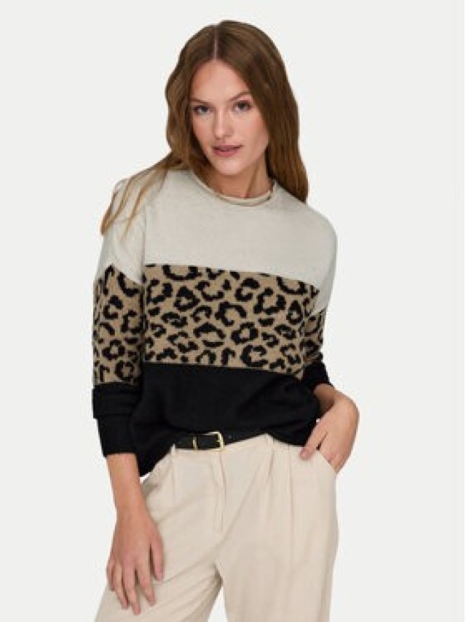 ONLY Sweter Jade 15294969 Beżowy Regular Fit