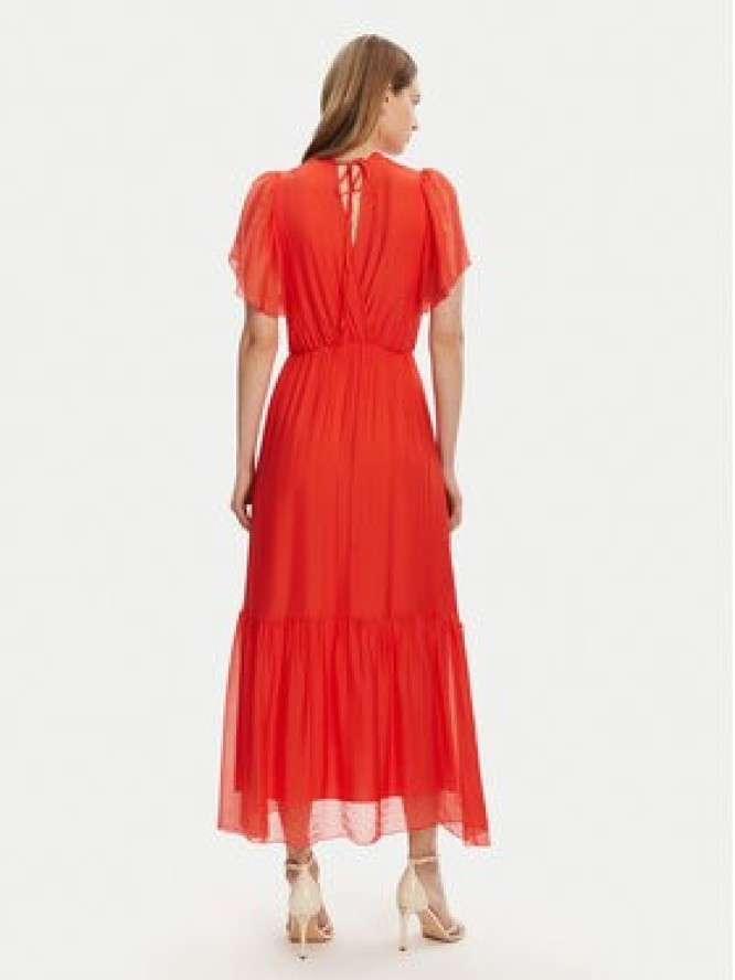 Haveone Sukienka letnia AFF-N006 Pomarańczowy Loose Fit