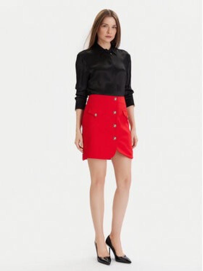 Morgan Spódnica mini 252-JADOR.F Czerwony Slim Fit