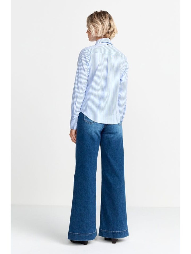 Rich&Royal Bluzka w kolorze błękitno-białym rozmiar: 34