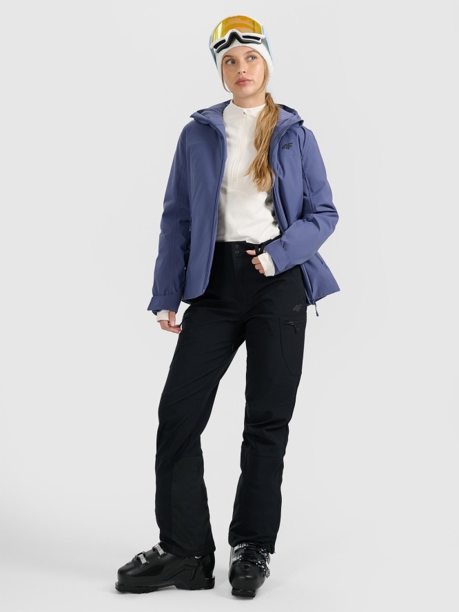 4F Kurtka narciarska membrana 5000 damska - granatowa XL