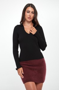 Sweter damski prążkowany Binomio MARELLA SPORT