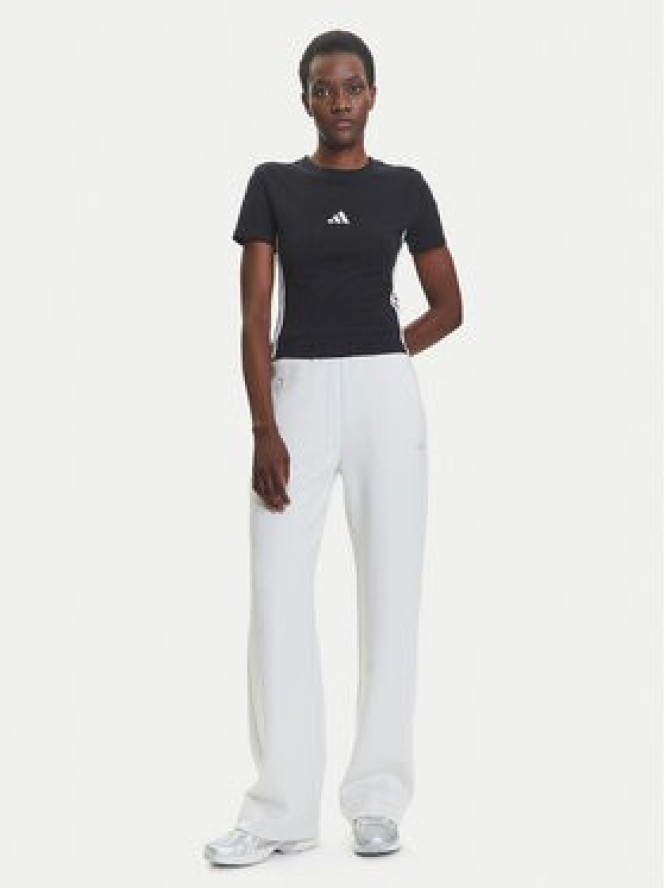 adidas T-Shirt Essentials 3-Stripes JC8325 Czarny Slim Fit