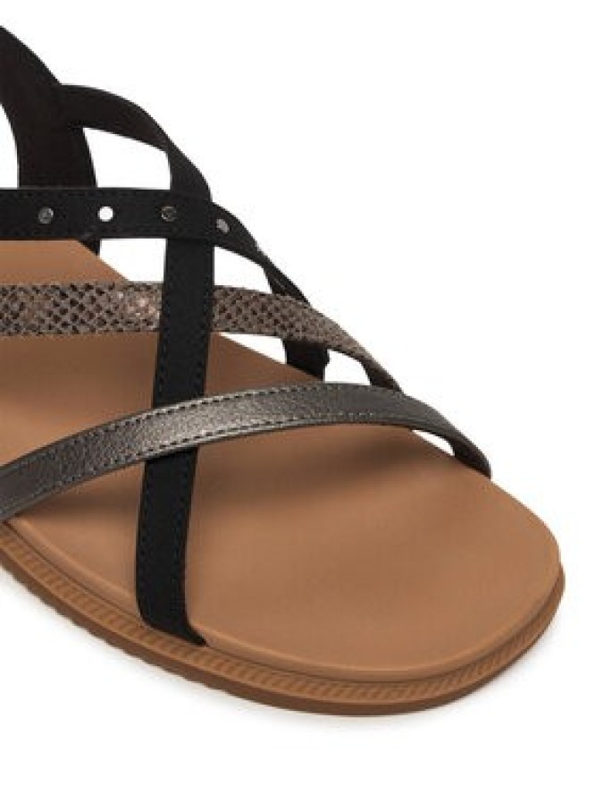 Skechers Sandały Desert Kiss Low 114713/BLK Czarny