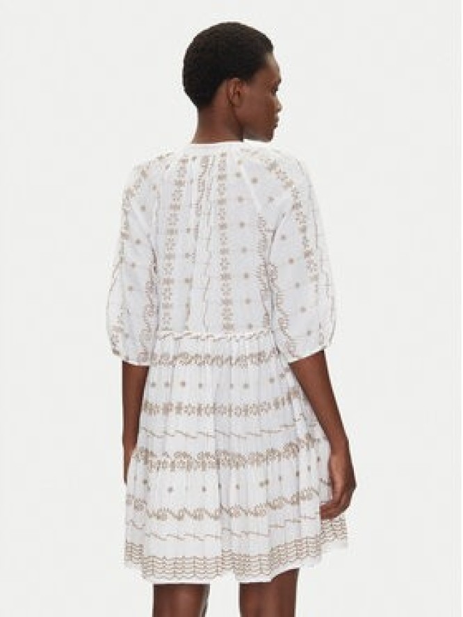 Iconique Sukienka letnia IC25-016 Biały Relaxed Fit