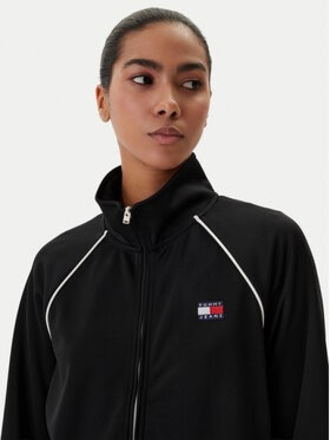 Tommy Jeans Bluza Badge DW0DW21930 Czarny Regular Fit