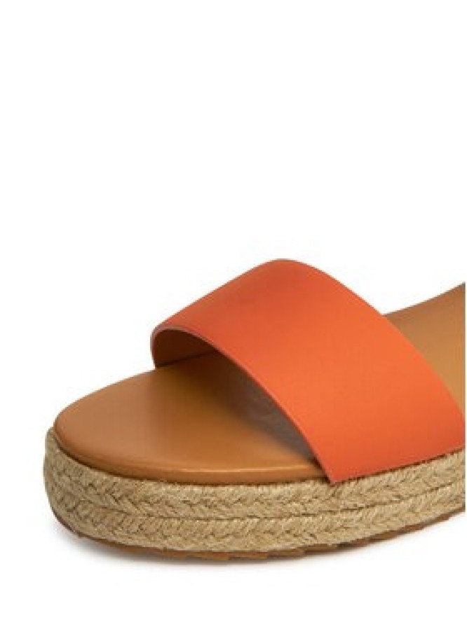 DeeZee Espadryle QS276-1 Pomarańczowy