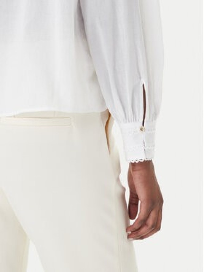 JOOP! Bluzka Bionda 30102139 Biały Regular Fit