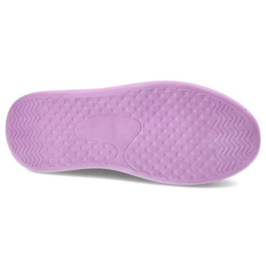 Fioletowe Sneakersy Venezia Stylowe Obuwie Damskie