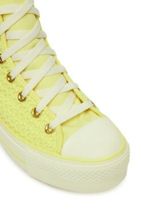 Converse Trampki Chuck Taylor All Star Lift Platform Knit A14967C Żółty