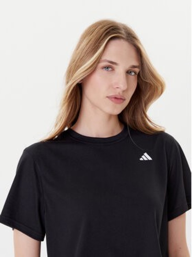 adidas Koszulka techniczna Train Essentials JC9555 Czarny Loose Fit