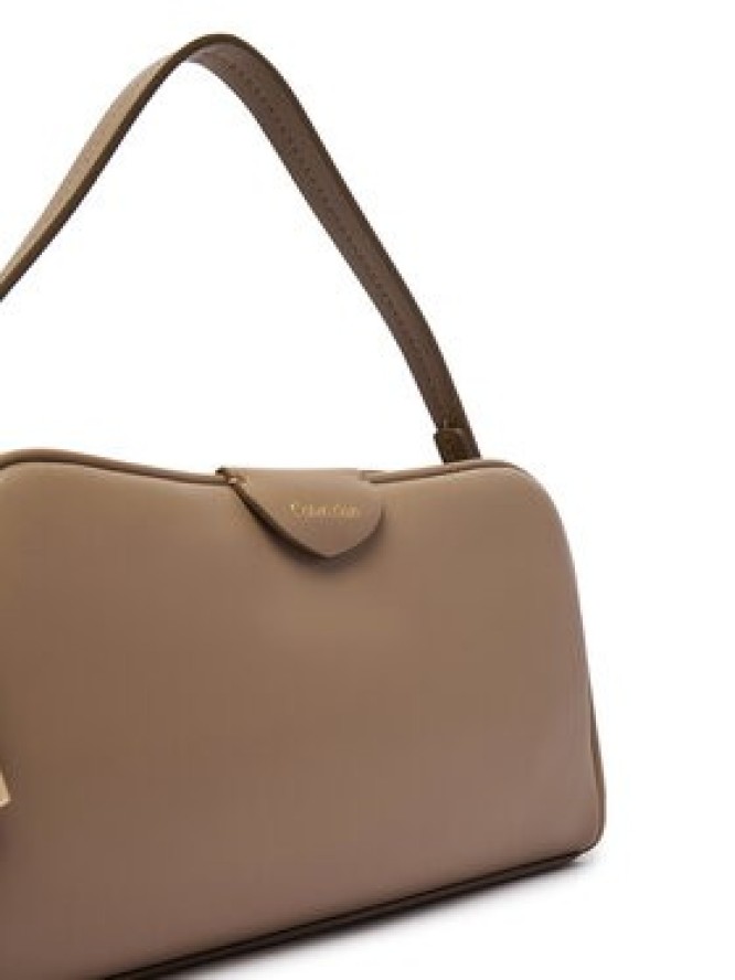 Calvin Klein Torebka Emblem Trio Top Handle Camera Ba LV04F3370G Beżowy