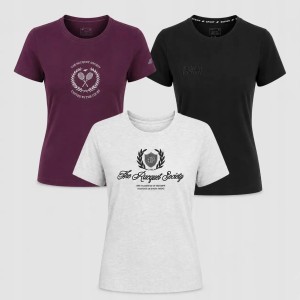 KOMPLET KOSZULEK DAMSKICH 4F 3PAK ZESTAW T-SHIRT SPORTOWY SS26