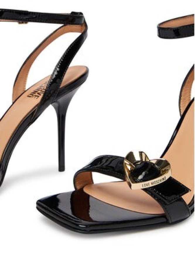 LOVE MOSCHINO Sandały JA16089G1OIH0000 Czarny