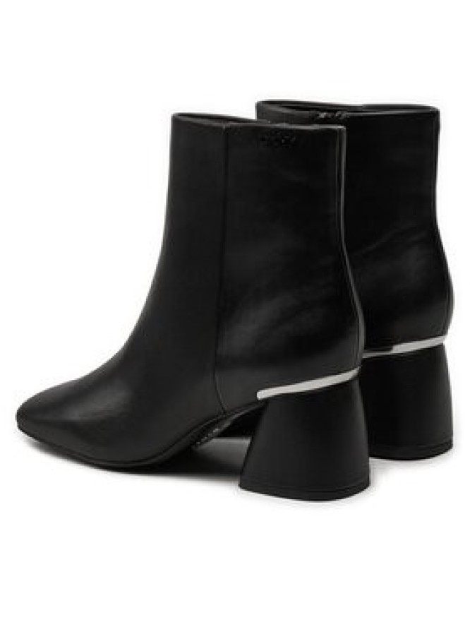 DKNY Botki K4489649 Czarny