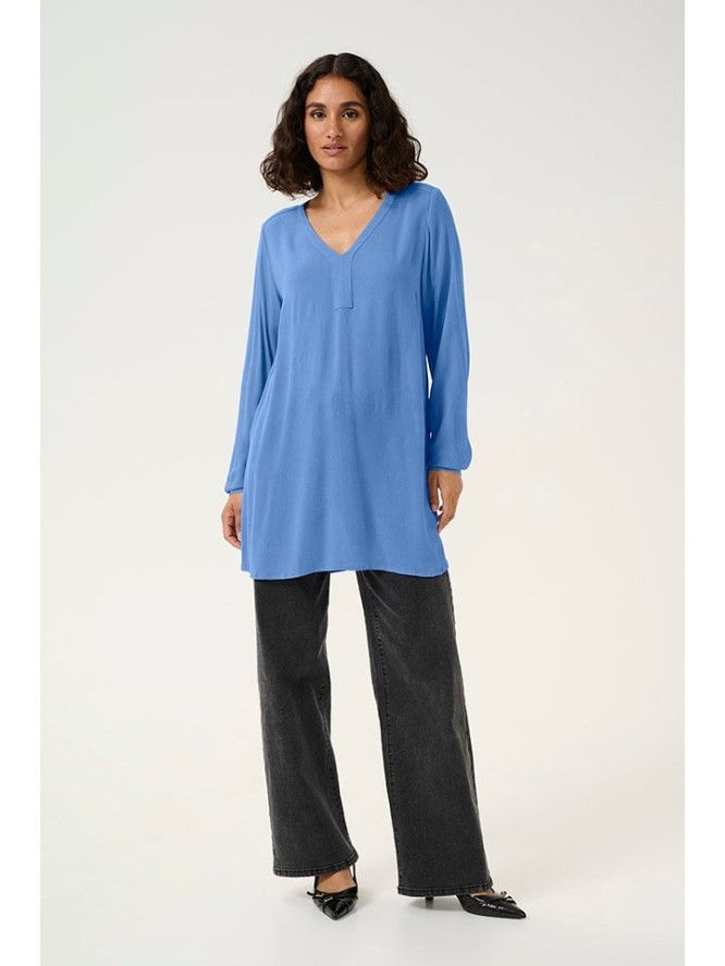 Kaffe Tunika "Amber" w kolorze błękitnym rozmiar: 44