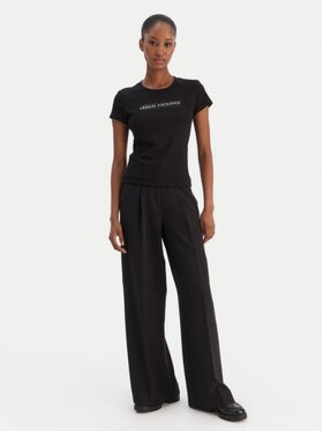 Armani Exchange T-Shirt XW002038 AF10356 UC001 Czarny Slim Fit