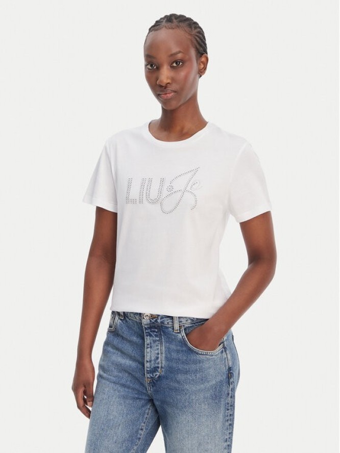 Liu Jo T-Shirt WA6491 JS923 Biały Regular Fit