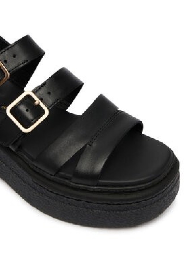Clarks Sandały Evamar Strap 26185888 Czarny