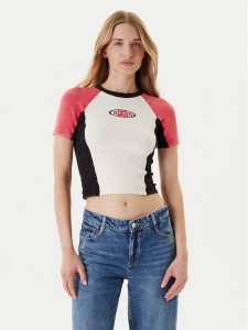 Guess T-Shirt W5YR44 Z2YJ2 Écru Regular Fit