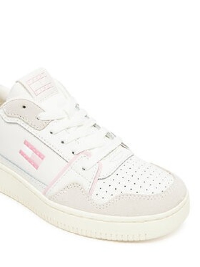 Tommy Jeans Sneakersy Tjw Retro Basket Sneaker EN0EN02818 Écru