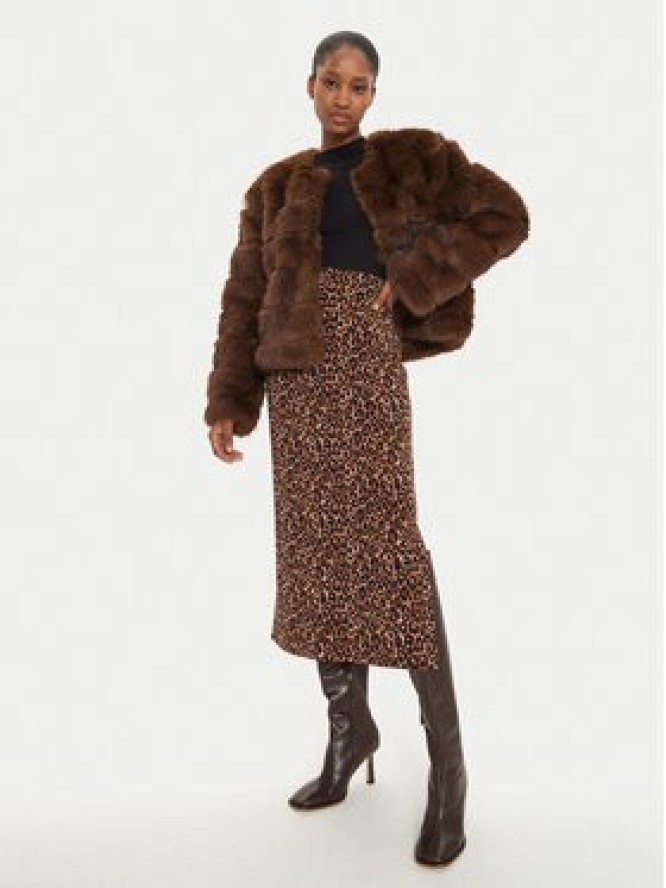 Joseph Ribkoff Spódnica ołówkowa 244260 Brązowy Regular Fit