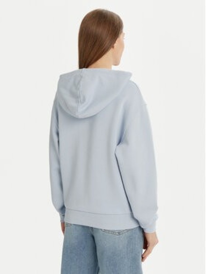 Tommy Hilfiger Bluza Modern Script Graphic WW0WW43842 Błękitny Regular Fit