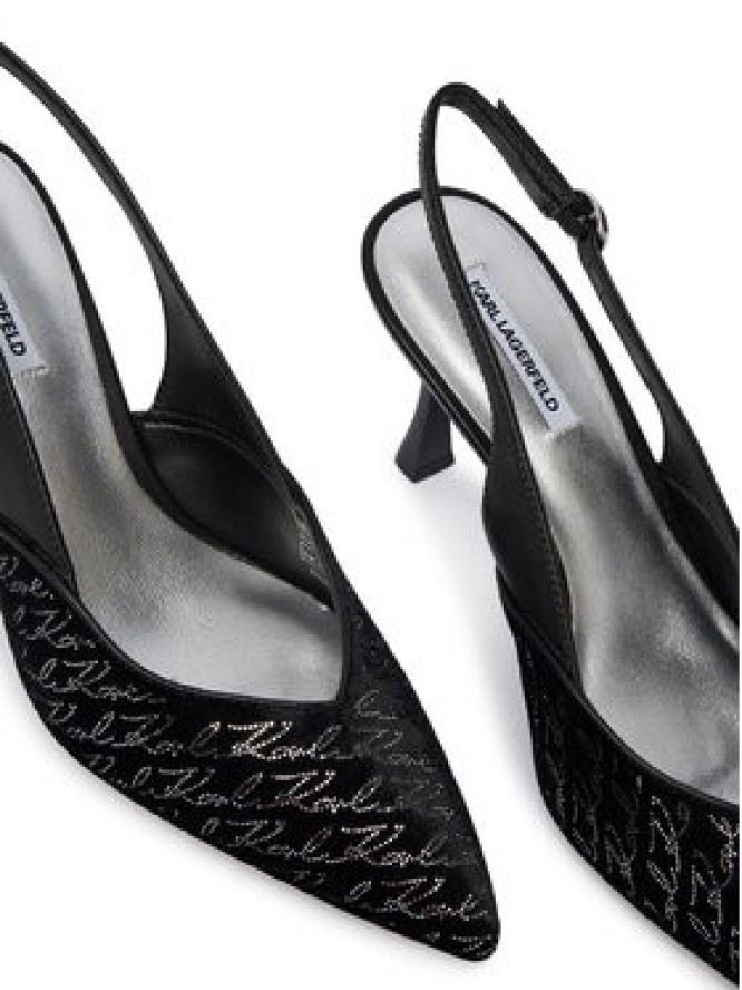 KARL LAGERFELD Szpilki Sienna KL32706A Czarny