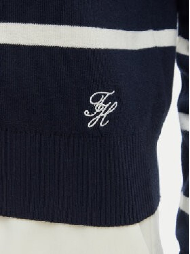 Tommy Hilfiger Kardigan WW0WW49617 Granatowy Regular Fit