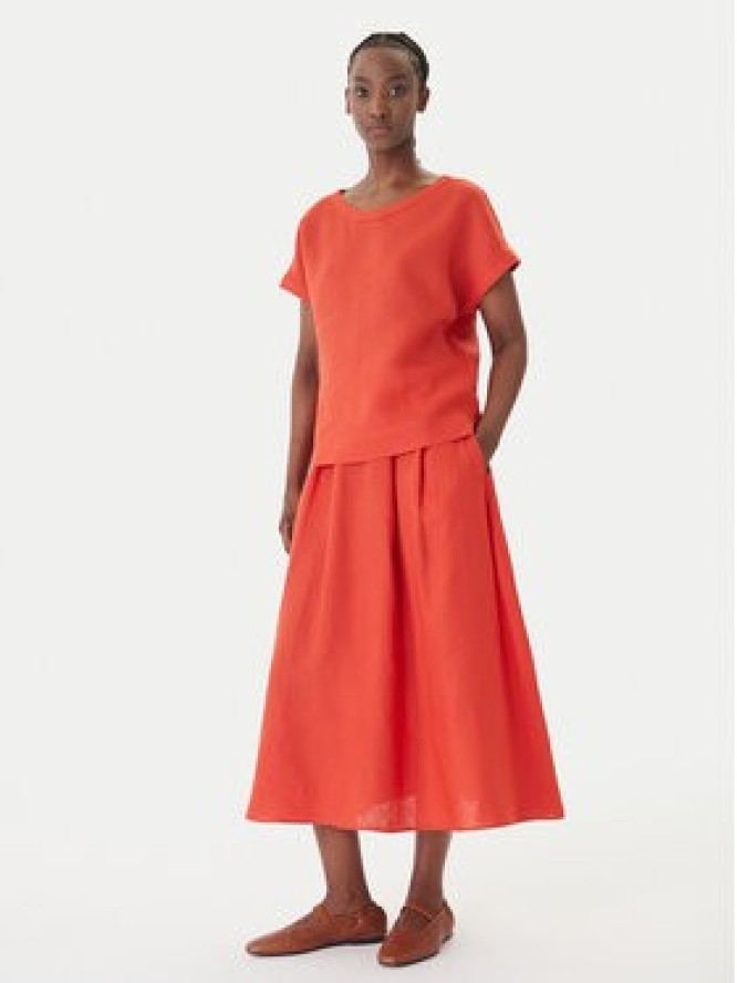 Marella Spódnica trapezowa Biada 2615101082 Czerwony Regular Fit