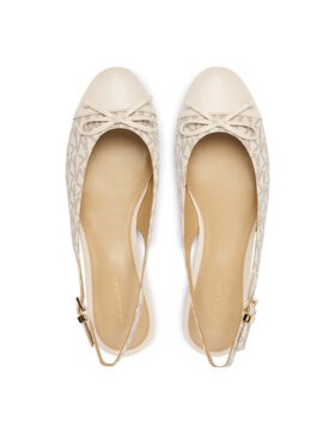 MICHAEL Michael Kors Baleriny Piper 40S6PIFP1B Kremowy