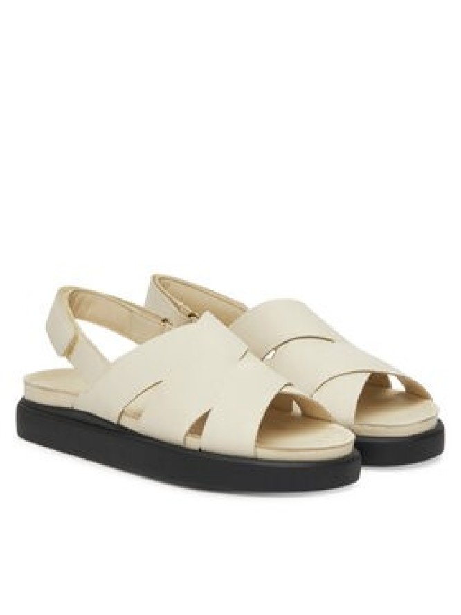 Clarks Sandały Aristella Sun 26181257 Beżowy