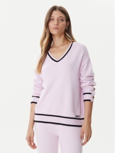 Liu Jo Sport Sweter TF5229 MS59L Różowy Regular Fit