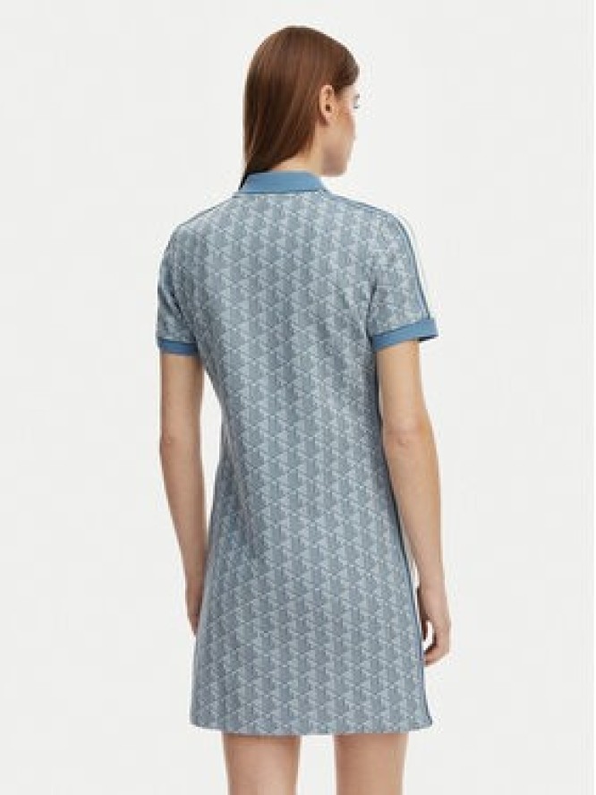 Lacoste Sukienka codzienna EF2655 Niebieski jasny Slim Fit