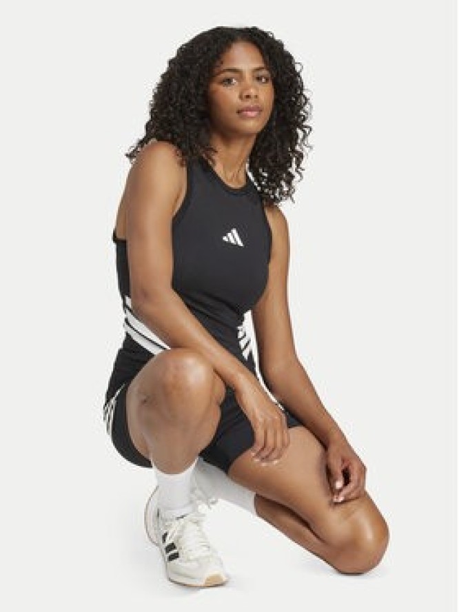 adidas Top Future Icons 3-Stripes JC5418 Czarny Slim Fit