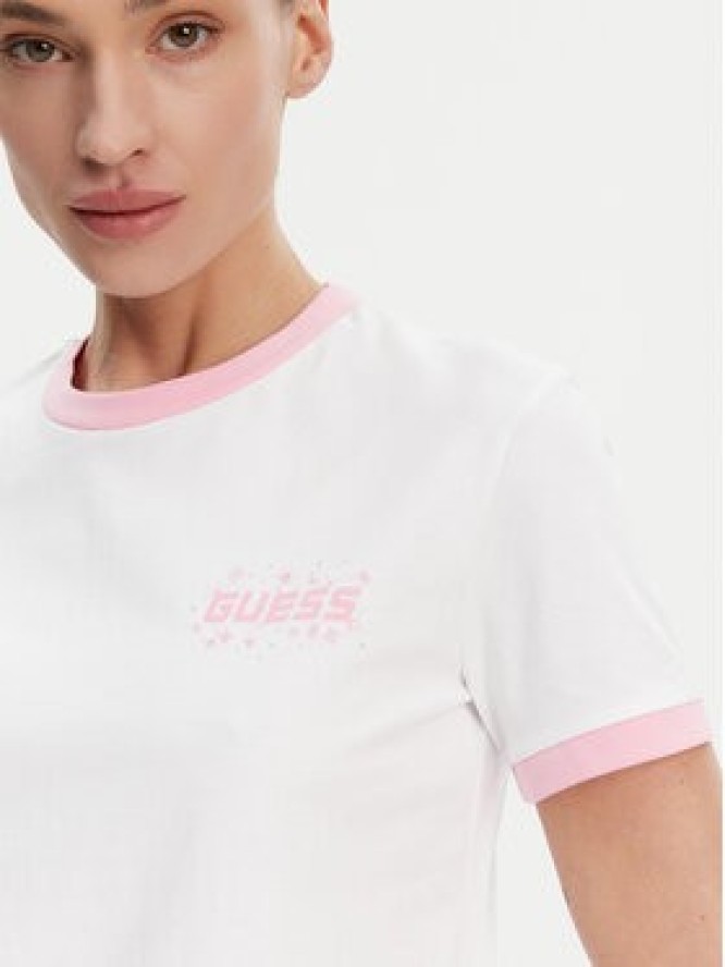 Guess T-Shirt V5GI11 I3Z14 Biały Regular Fit